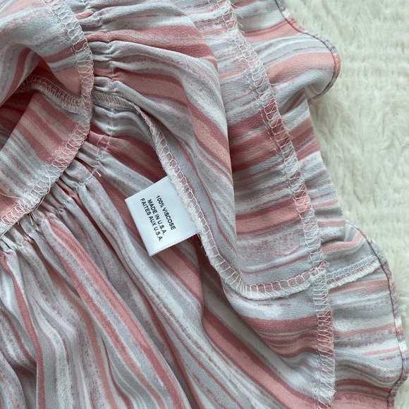 Misa Los Angeles pink striped Carlota dress - Picture 5 of 6